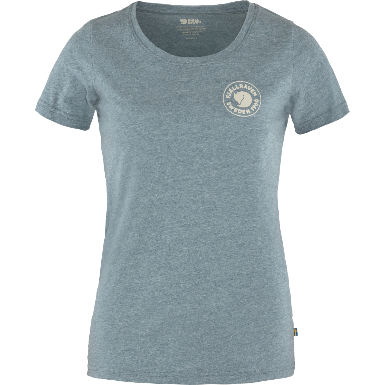 FJÄLLRÄVEN Logo T-Shirt W Blau | Grün