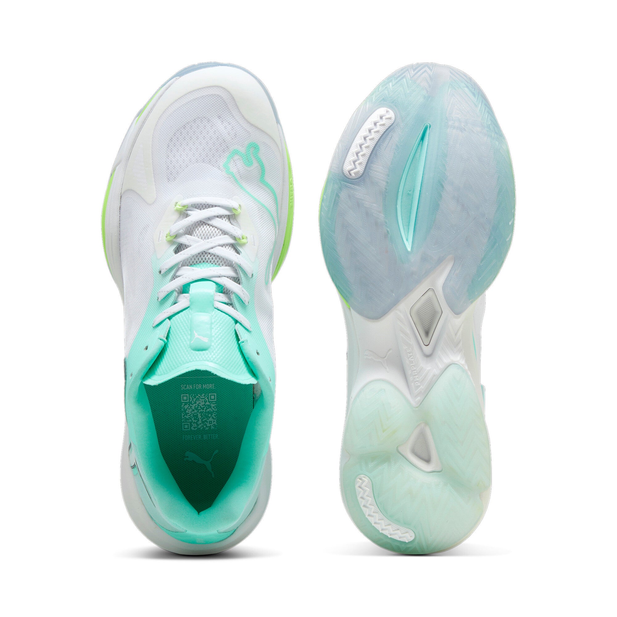 PUMA WHITE-ELECTRIC PEPPERMINT