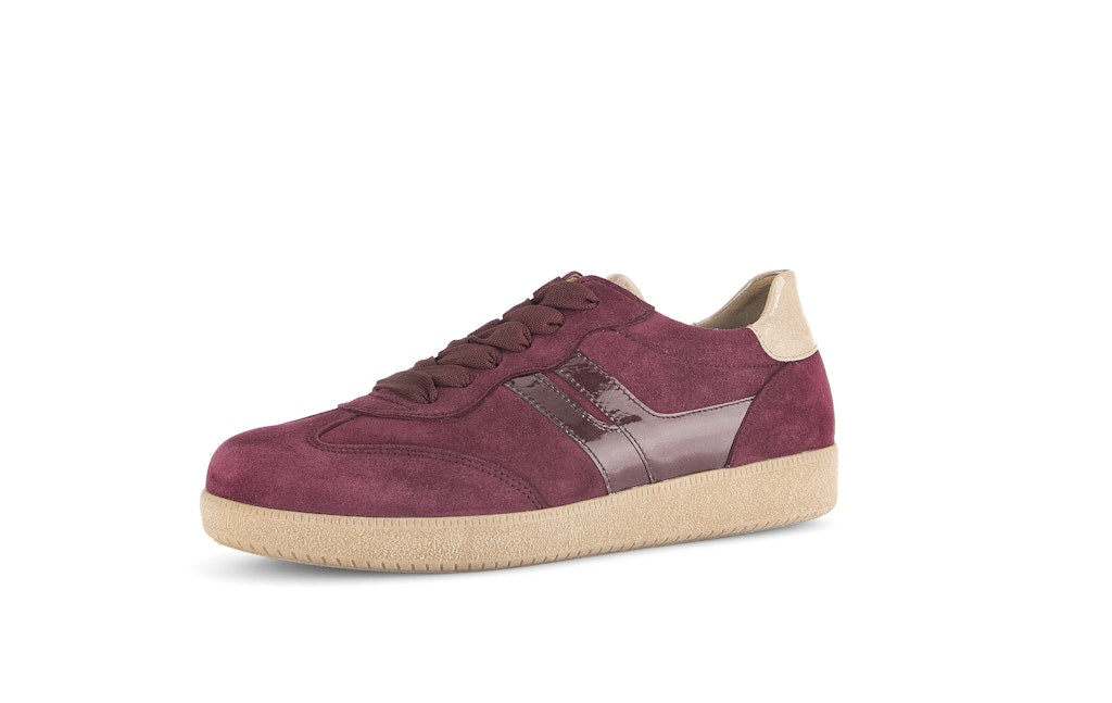 aubergine/beige