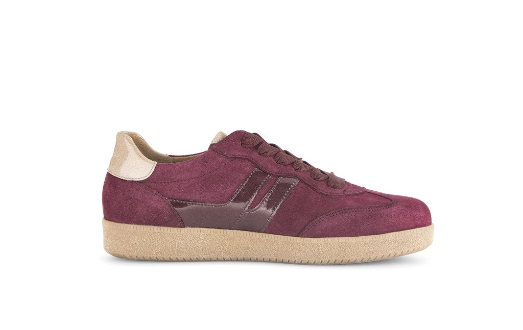 aubergine/beige