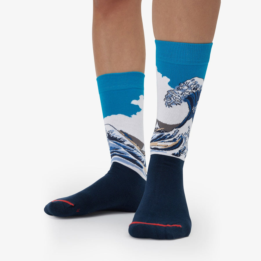 MuseARTa Socken | Katsushika Hokusai - Die große Welle vor Kanagawa